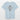 Baby-t-shirt ljusblå / 3-6 månader med markerad tryckyta med texten din design