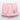 Badshorts rosa / s med markerad tryckyta med texten din design