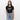 Croppad t-shirt svart / xs med markerad tryckyta med texten din design