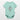 Ekologisk kortärmad babybody mint / 56 (0-2 mån.) med markerad tryckyta med texten din design