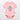 Ekologisk kortärmad babybody rosa / 56 (0-2 mån.) med markerad tryckyta med texten din design