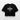 Ekologisk oversized croppad premium-t-shirt dam svart / xs med markerad tryckyta med texten din design