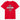 Designa och Tryck på Ekologisk T-shirt Barn Röd / 98/104 (3-4 år)