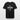 Ekologisk t-shirt med v-ringning herr svart / xs med markerad tryckyta med texten din design