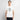 Ekologisk t-shirt med v-ringning herr vit / xs med markerad tryckyta med texten din design