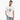 Designa och Tryck på Klassisk T-shirt med V-ringning Herr Vit / s