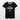 Kontrast-t-shirt herr svart/vit / m med markerad tryckyta med texten din design