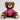 Designa och Tryck på Minifeet® Recycelbär® Brun Rosa / en Storlek
