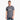 Designa och Tryck på Polycotton-t-shirt Unisex Marinblåmelerad / s
