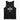 Premium linne herr svart / s med markerad tryckyta med texten din design
