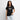 Premium-t-shirt dam svart / xs med markerad tryckyta med texten din design