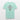 Premium-t-shirt herr mint / s med markerad tryckyta med texten din design