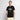 Premium-t-shirt herr svart / s med markerad tryckyta med texten din design