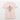 Slim fit ekologisk t-shirt dam puderrosa / xs med markerad tryckyta med texten din design