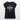 T-shirt med upprullade ärmar dam med markerad tryckyta med texten din design