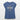 T-shirt med upprullade ärmar dam med markerad tryckyta med texten din design