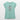 T-shirt med upprullade ärmar dam med markerad tryckyta med texten din design