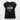 T-shirt med upprullade ärmar dam med markerad tryckyta med texten din design