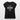 T-shirt med upprullade ärmar dam med markerad tryckyta med texten din design