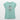T-shirt med upprullade ärmar dam med markerad tryckyta med texten din design