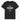 Tung bomulls-t-shirt barn svart / xs (140/152) med markerad tryckyta med texten din design
