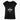 Vintage-t-shirt dam med markerad tryckyta med texten din design