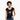 Vintage-t-shirt dam svart / s med markerad tryckyta med texten din design